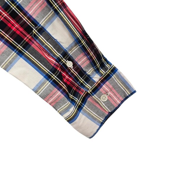 J‎ Crew Womens M Modern Tartan Plaid Button Down Shirt - Picture 5 of 12